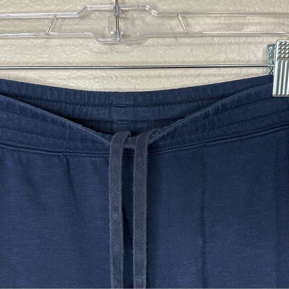 Uniqlo AlRism Navy Blue Cotton Easy Pull On Men’s Shorts - Picture 4 of 12